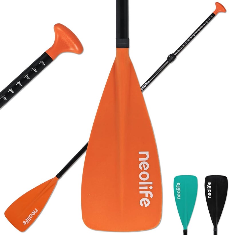 WONITAGO SUP Paddles for Kid with Aluminum Shaft and PP Blade, Floating Stand Up Paddle Board Paddle for Youth and Junior, Adjustable 140-170 cm/55-67 Inches - Image 1